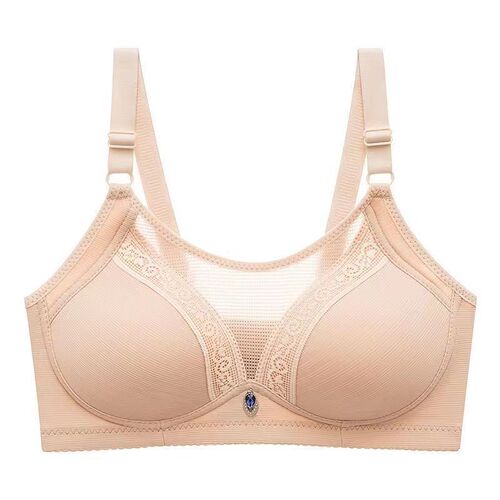 Summer bandeau-type anti-exposure push-up bra without rims adjustable anti-sagging comfortable women's full cup underwear