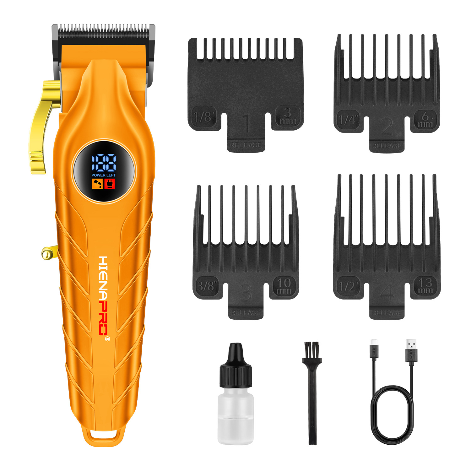 usb cortador de pelo eléctrico doméstico de alta gama cortador de pelo eléctrico recargable transfronterizo afeitador calvo venta galvanizado