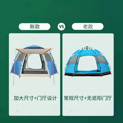 Çadırlar, Full-automatic Hexagon Tent Camping