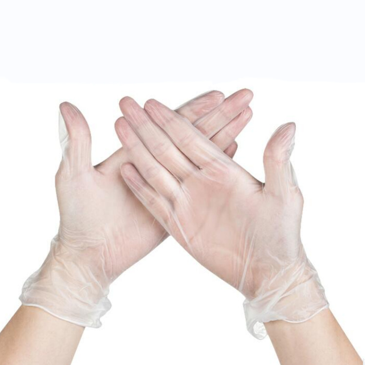 批发一次性9寸PVC手套 工业级劳保作业手套 防油污透明手套价格