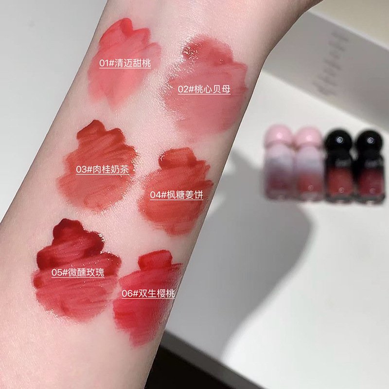 Gegebear沁心流彩水光唇釉薬潤いビープ唇発色白唇蜜春夏女クロスボーダー唇彩|undefined