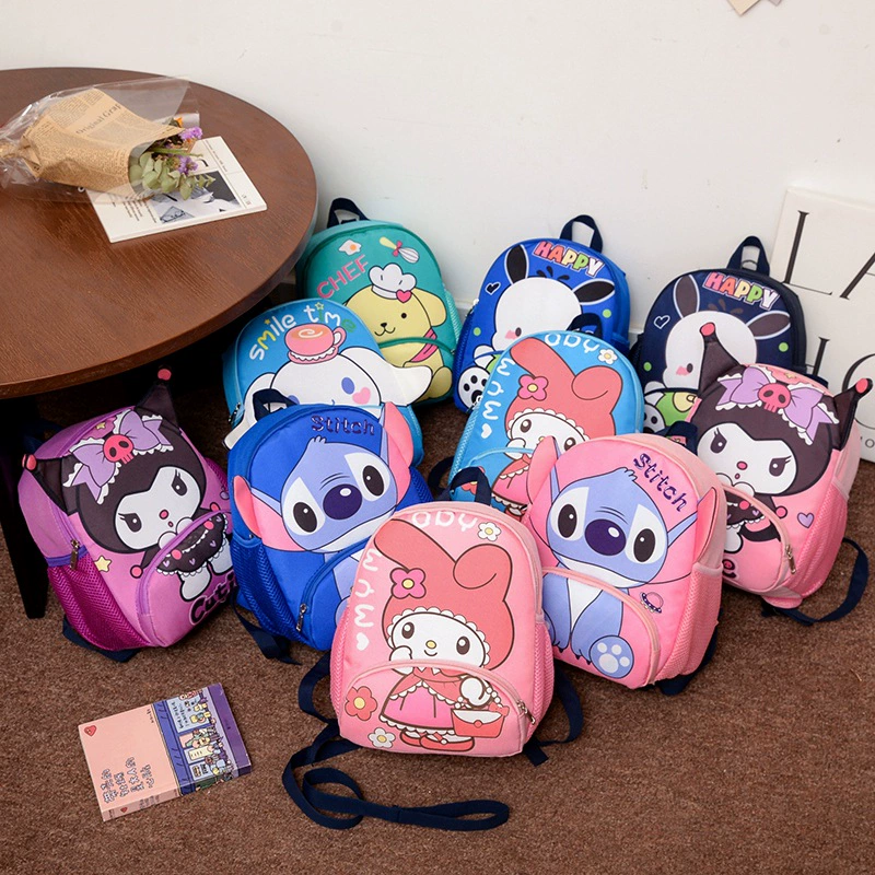 Cartoon backpack for early age, bag, for teenagers