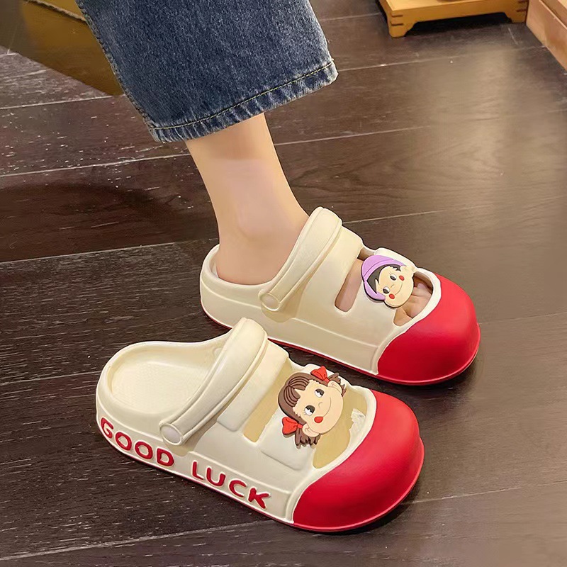 Sandalias de verano 2024, suela gruesa y blanda, cómodas y elegantes