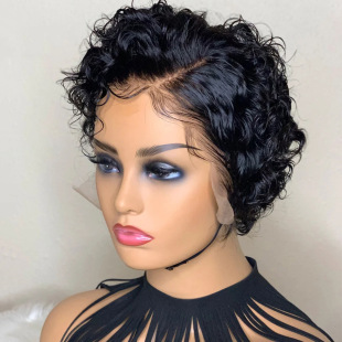 13x 4x 1 lace wig human hair T partwig elf front lace real person wig cover
