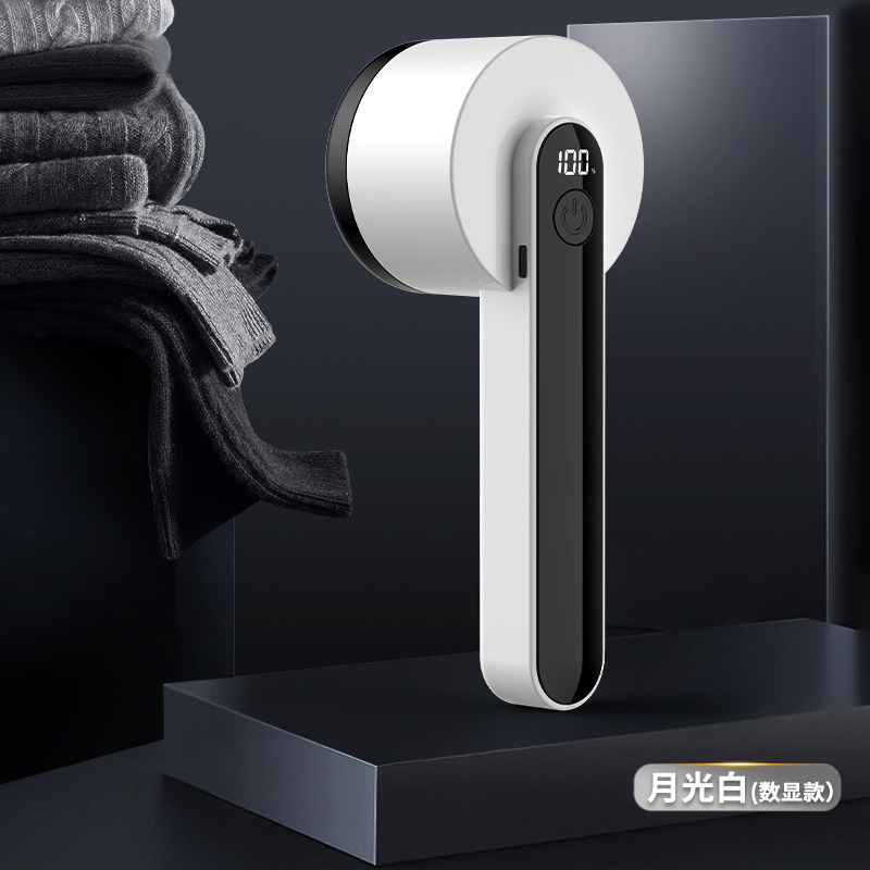 Máquina de afeitar recargable doméstica de alta potencia ropa suéter afeitar máquina de afeitar pantalla digital