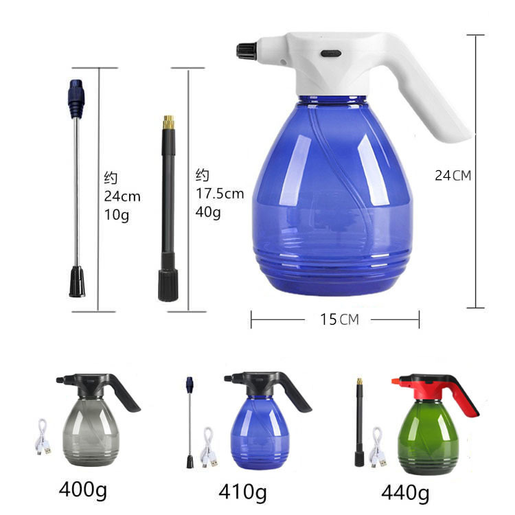 Regadera eléctrica simple 3L regadera puede rociar 84 desinfectante alcohol jardinería rociador automático regadera