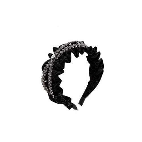 Velvet Crystal Butterfly Bow Hair Clip for Women - 2024 New Autumn/Winter High-End Headband Headwear Hair Tying High Crown Hair Pin