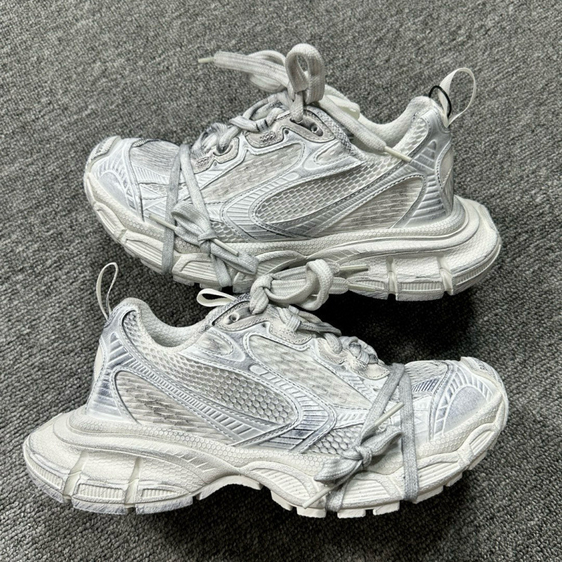 Putian Dad Shoes Foreign Trade Paris 3XL Thick-Soled New Running Casual Sports Couple Lace-Up Height-Increasing Men's and Women's Shoes