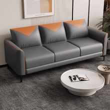 新款小户型布艺沙发双人客厅沙发现代简约服装店休息区接待沙发