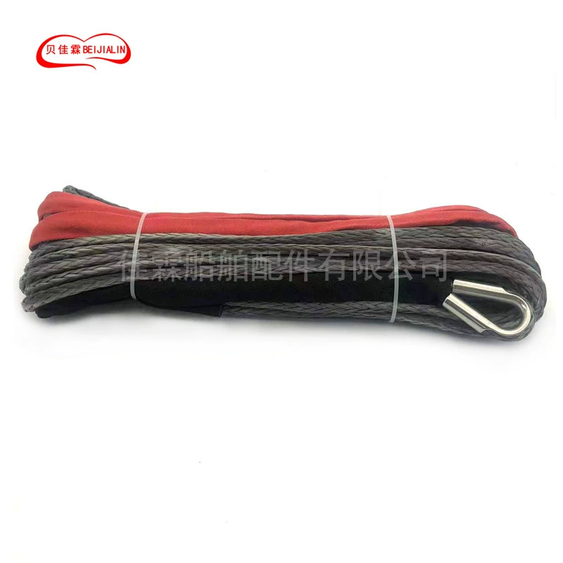 Веревка для лебедки внедорожников, буксирный трос, тяговый трос из полимерного материала, удлинительный трос, спасательный трос