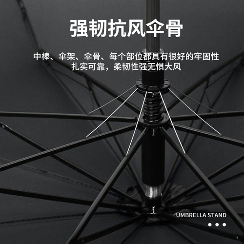 Manufacturer wholesale vinyl sunscreen company welfare meeting business umbrella rain or shine two-fold automatic golf umbrella