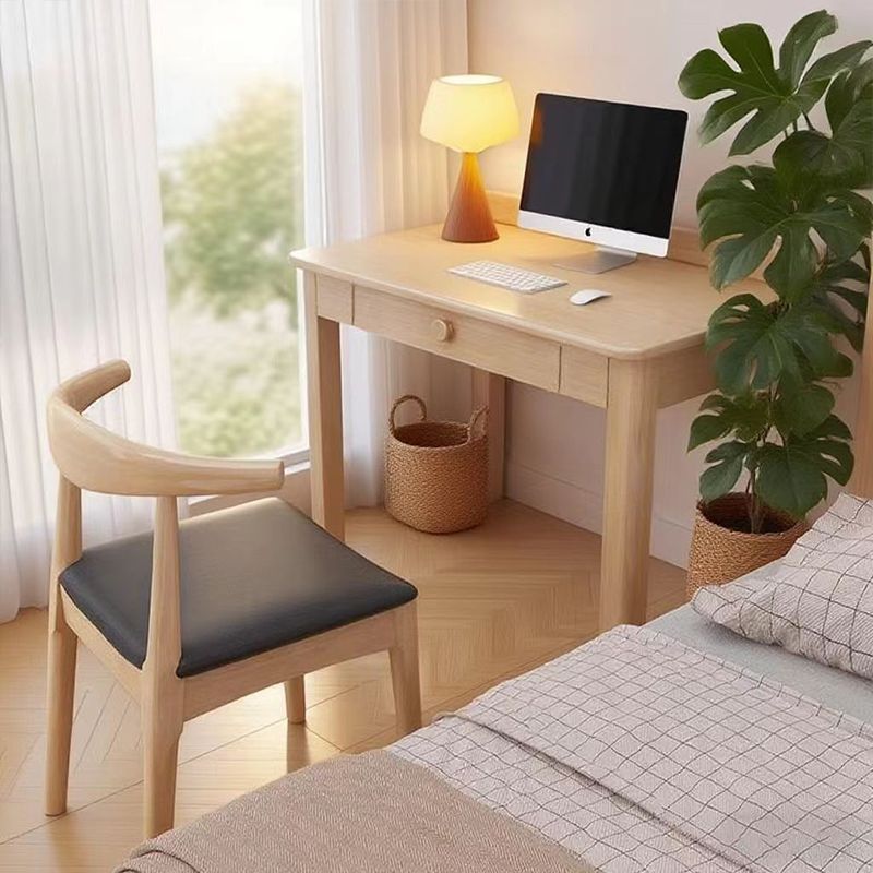 All solid wood desk small apartment study table home student writing…