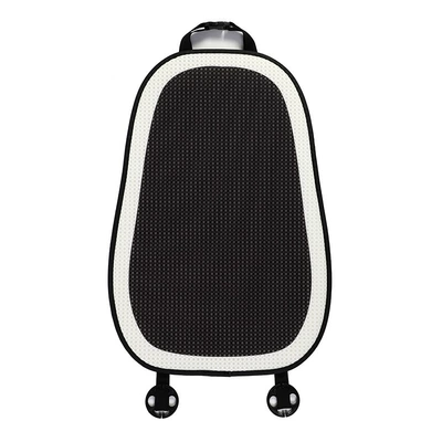 Cross-Border Simple Car Cushion, Headrest - ice-silk-white-edge-black-cushion-backrest