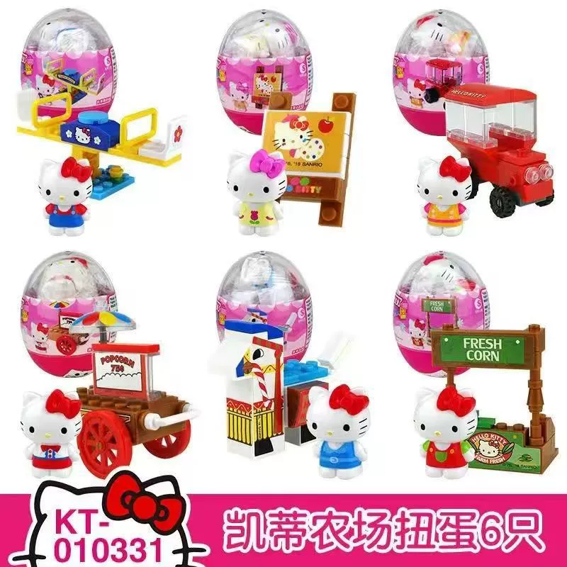 Hello Kitty, hello Kitty, ферма, конструктор, умная игрушка, кукла, прямые продажи, игрушка-капсула