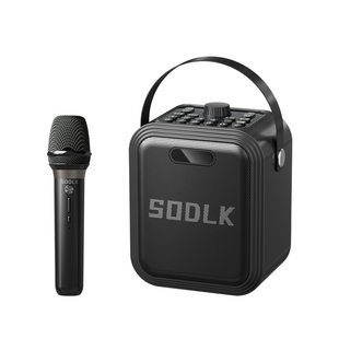 SODLK K12 Bluetooth speaker singing integrated microphone microphone audio small household small steel cannon without