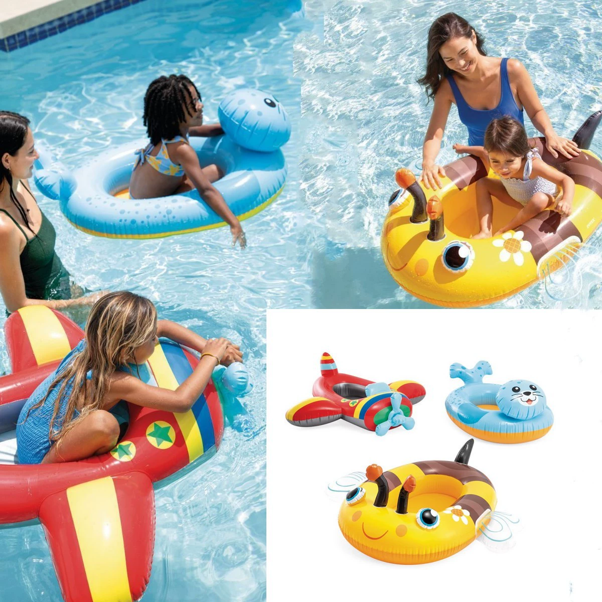 INTEX Плавательный круг, 0-1-3-6 лет