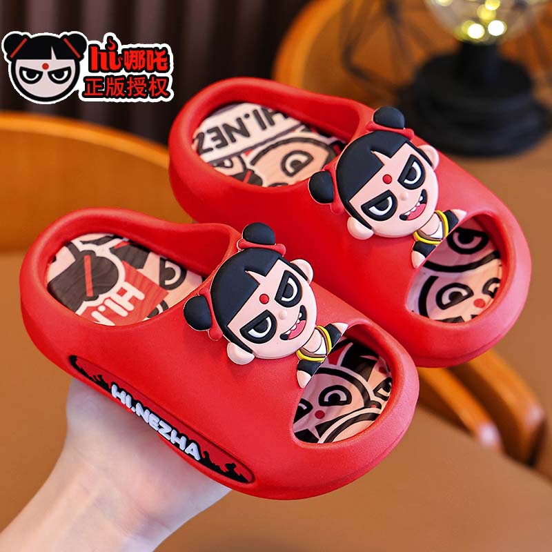 Zapatillas infantiles genuinas de verano para niños y niñas, baño para padres e hijos, niños de mediana edad, niños en casa, playa, niños, zapatillas frías