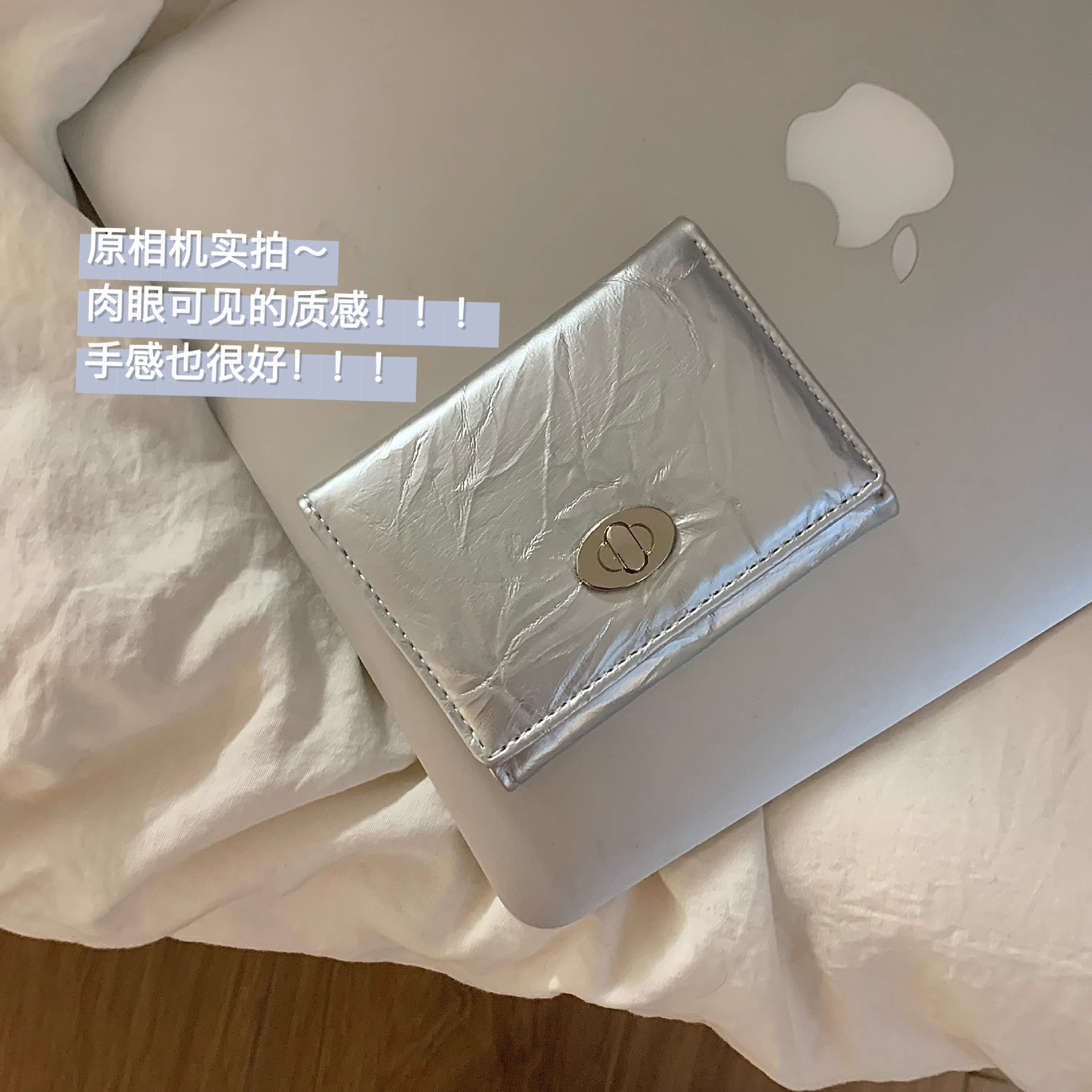 Coreano ins simple billetera de textura de alta calidad portátil duradero de color sólido estudiantes de niñas bolsas de tarjetas cortas tarjetas personales