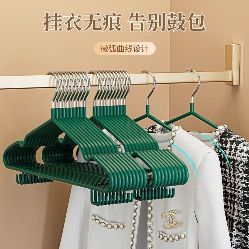衣服架子家用挂衣加粗加厚无痕防肩角防滑宿舍用学生晾衣服撑子|undefined