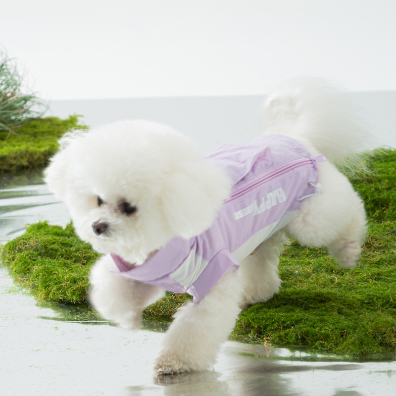 Perro de verano frío frío frío frío chamas perros pequeños y medianos al aire libre abrigo protector solar ropa de mascotas felina Teddy