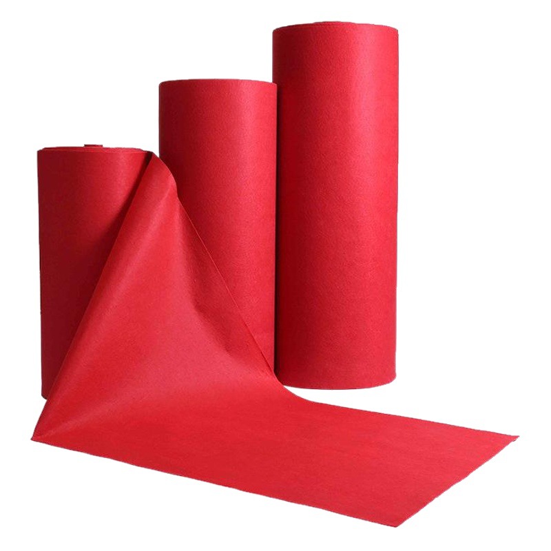 Wholesale Wedding Red Carpet, Anti-Slip and Wear-Resistant Floor Mats for Corridors, Celebrations, Exhibitions, and Opening Events