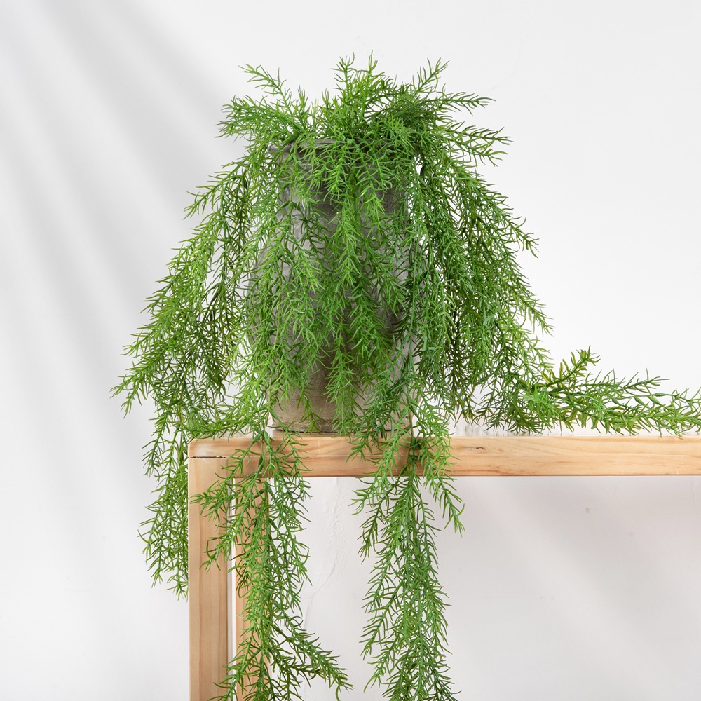 假花手感松針壁掛藤仿真葉子仿真花微景觀出口室內植物牆MW26636