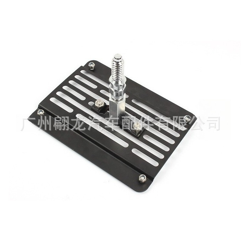 Cross-Border Hot Selling New American Car License Plate Frame Trailer Hook License Plate Frame Cut Out License Plate Holder Aluminum Alloy License Plate Holder