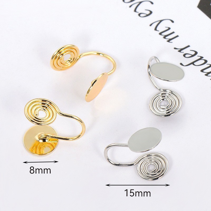 Mosquito coil, ear clips, 8mm