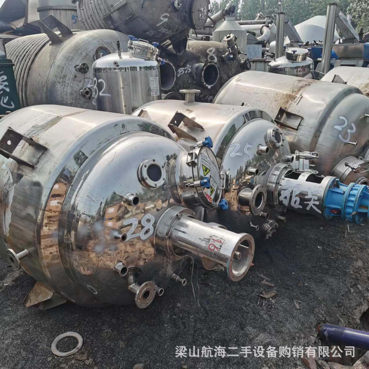 供应二手不锈钢醇沉罐 不锈钢提取罐 发酵提取罐回收