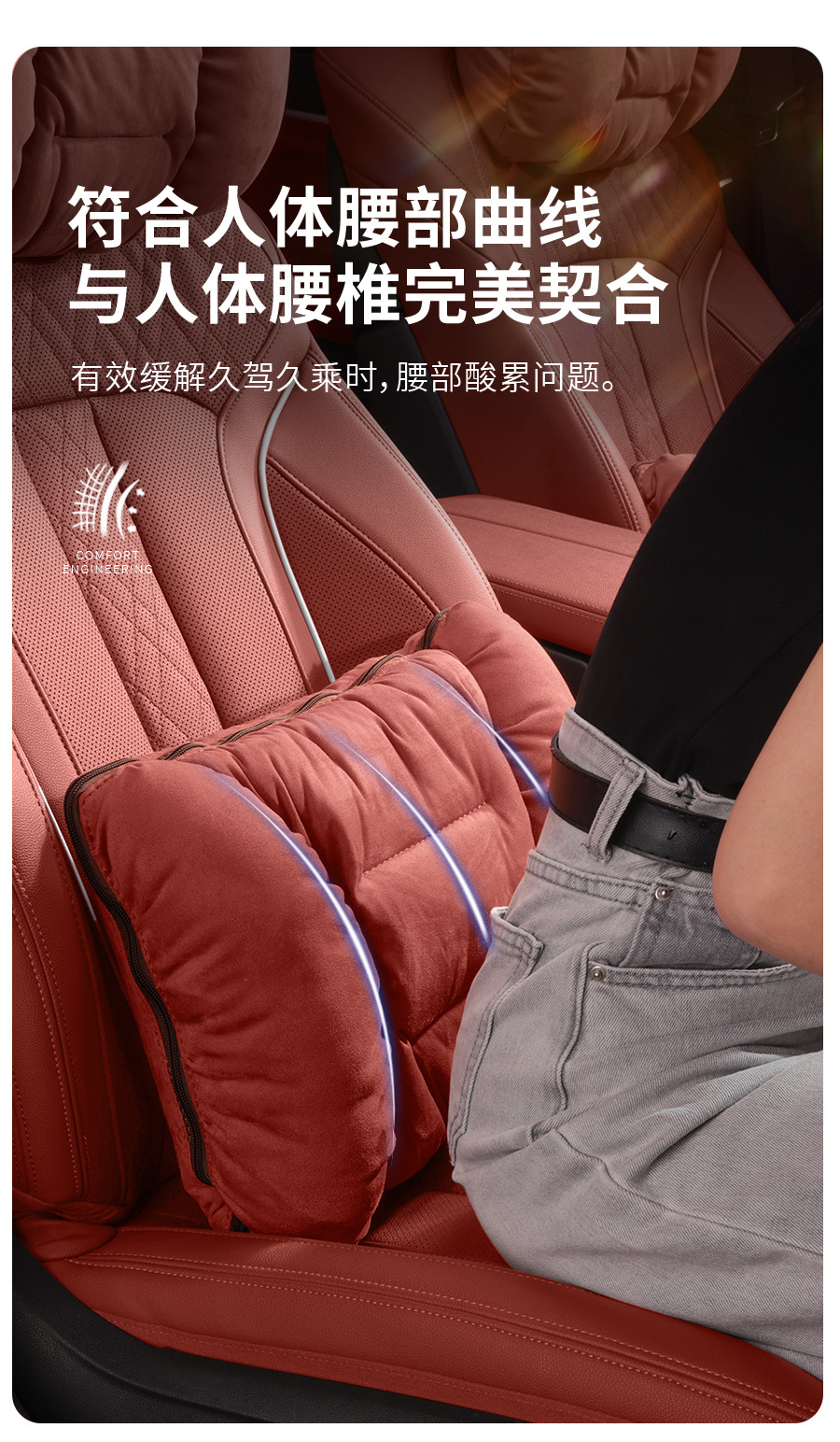 Cross-Border New Car Pillow Quilt Waist Support Dual-Purpose Two-In-One Quilt Flannel Car Air-Conditioning Quilt down Quilt Pillow