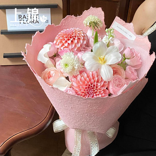 New Hand Tear Two-color Dongba Paper Flower Wrapping Paper Retro Art Paper Handmade DIY Material Flower Shop Materials
