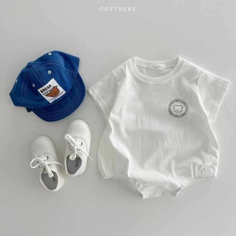 Ropa de bebé verano triángulo Delgado escalada estilo coreano ropa para niños mono de bebé verano ropa de verano para niños mameluco image 4