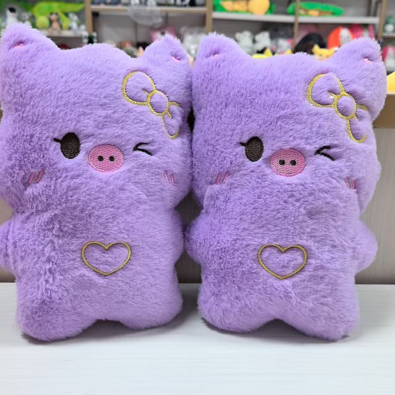 Peluş Oyuncak 20cm Civarı Sekiz İnçlik Basit Tasarım Vinç Makinesi Figürü Düğün Atma Şirket Festival Peluş Oyuncak