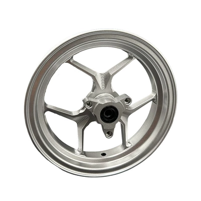 Modified 10-Inch 2.15 Aluminum Alloy Motorcycle wheel hub - devil-wheels-silver