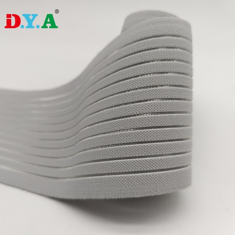 批发中空鱼丝松紧带高弹涤纶鱼丝松紧带镂空透气防滑医疗用松紧带