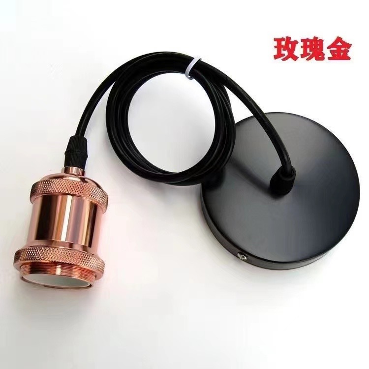 Lámpara de aluminio vintage soporte de lámpara de viento industrial antiguo E27 lámpara de aluminio con alambre decorativo lámpara de candelabro base metálica