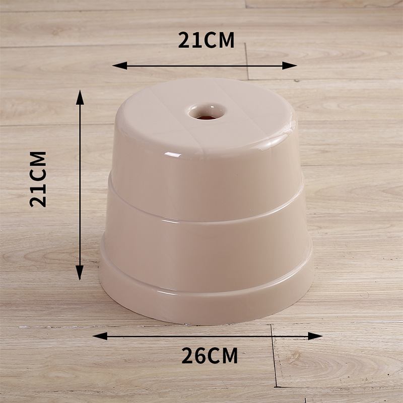 特厚塑料凳子客厅家用时尚耐用茶几凳儿童矮凳子小板凳圆凳换鞋凳|undefined