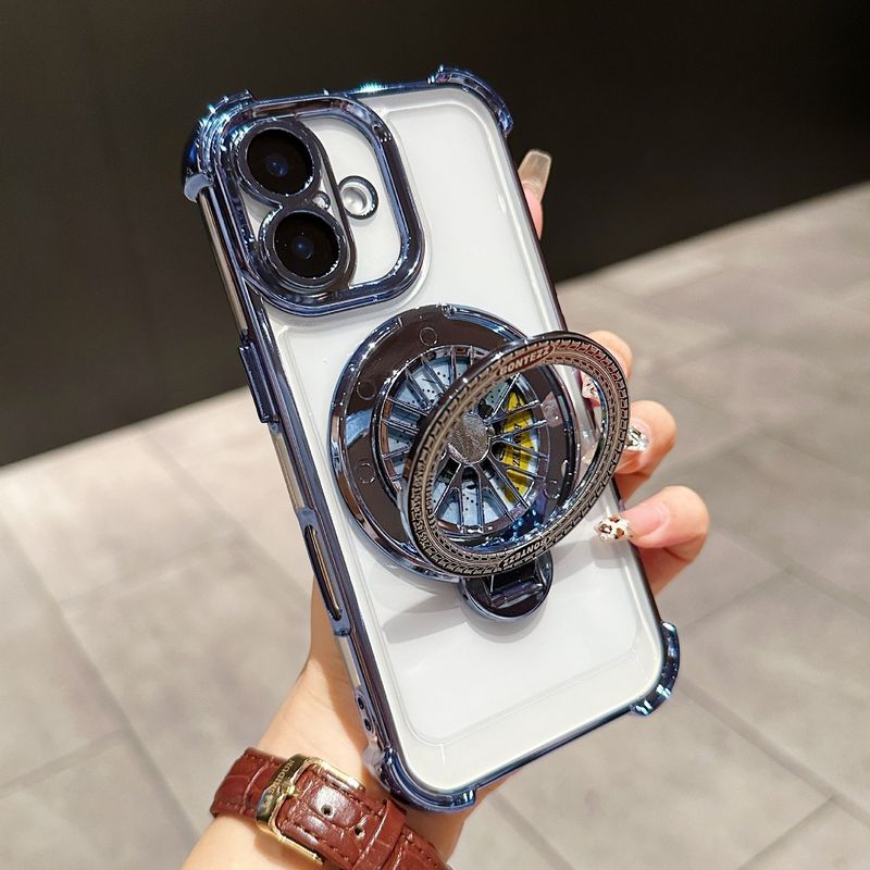 iPhone17 落下防止携帯電話ケース Apple 16promax ジャイロ磁気吸引 15 スタンド四隅エアバッグジャケットに適しています|undefined