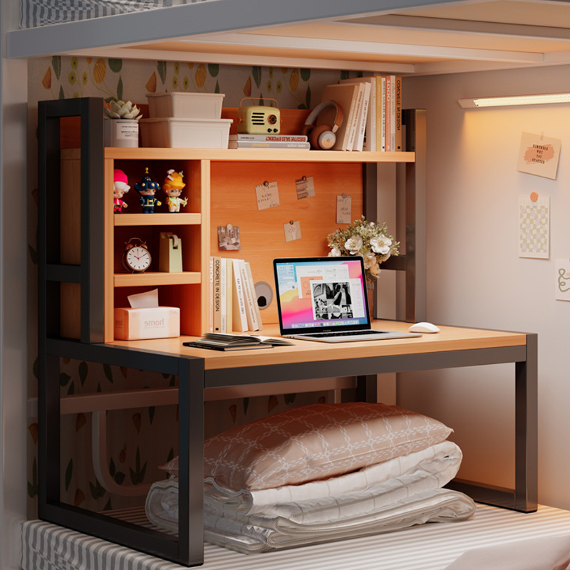 Bed Desk for College Dormitory Bunk Bed, Multifunctional Iron Art Table, Lazy Desk, Writing Desk Bed Desk for College Dormitory Bunk Bed, Multifunctional Iron Art Table, Lazy Desk, Writing Desk