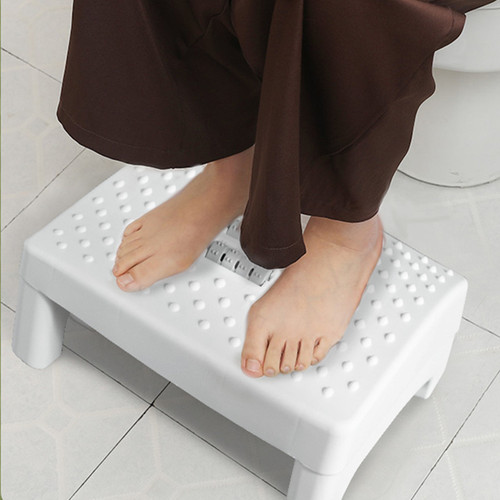Roller footrest creative non-slip footrest office desk foot massage stool home bathroom footstool