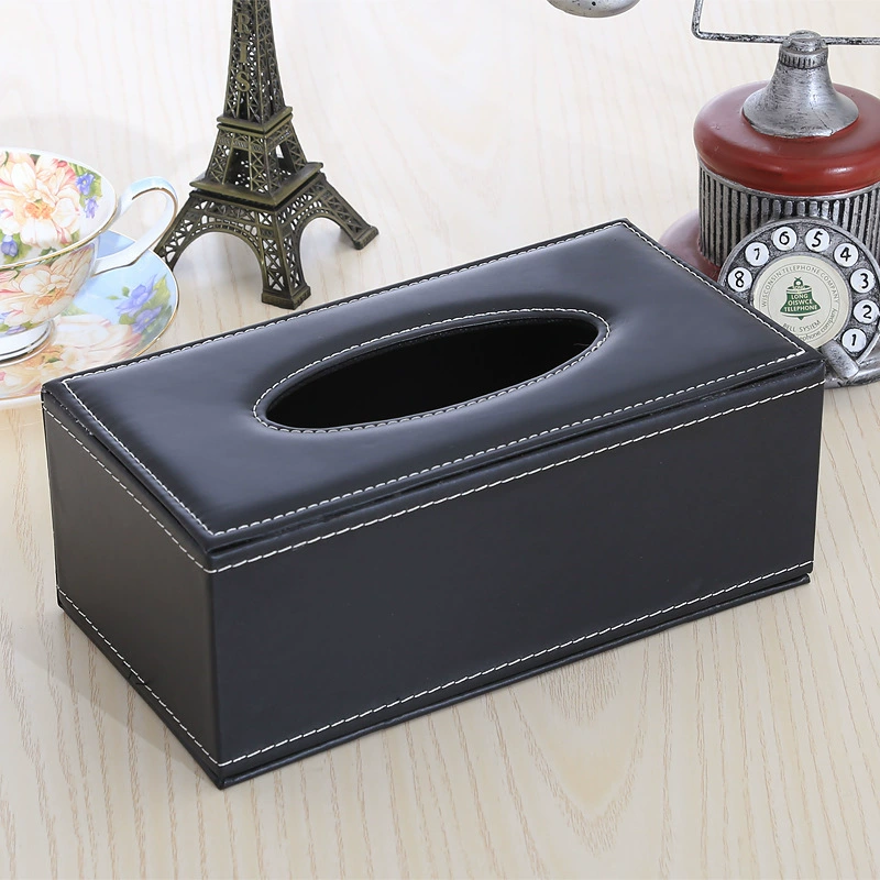 Кожаная домашняя коробка из бумаги для отеля, коробка Paper Box для KTV, автомобильная печатная коробка из бумаги, современная простая PU-бумага коробка