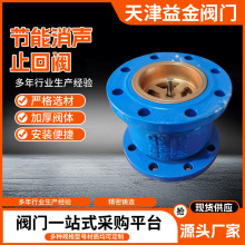 HC41X-16Q节能消声止回阀法兰消音立卧式单向阀静音止回阀