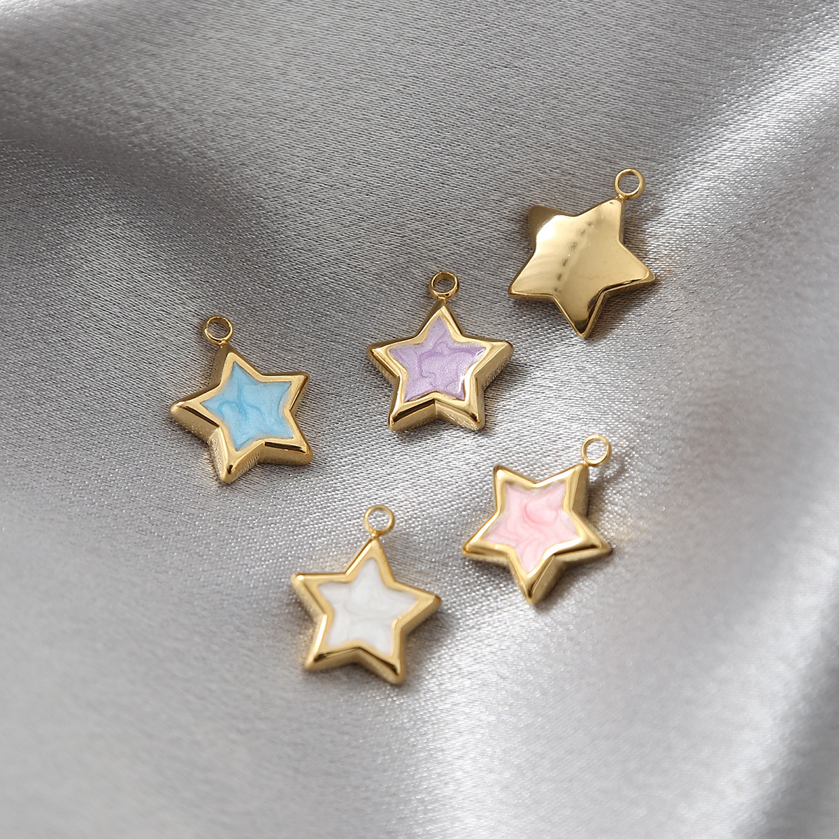 Pendant Jewelry Making Type 14*16MM 304 Stainless Steel Star Pendant Jewelry Accessories