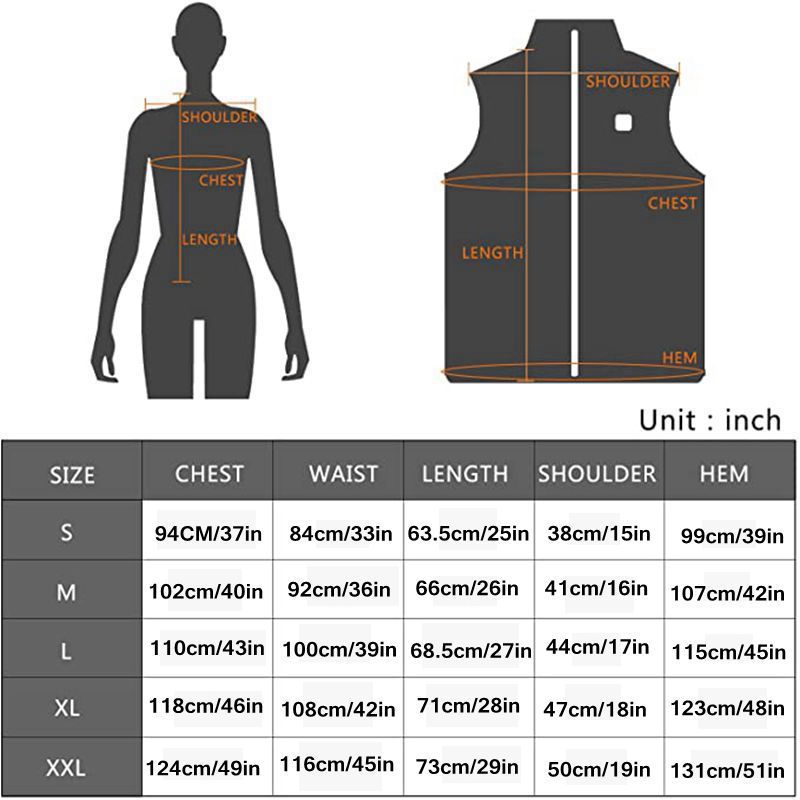 Amazon Otoño e Invierno ropa de calefacción de las mujeres Chaleco de calefacción inteligente ropa de abrigo USB carga calefacción eléctrica chaleco chaqueta image 4