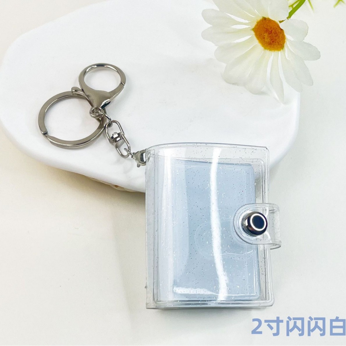 2inch 플래시 화이트 28개 랍스터 걸쇠 포함