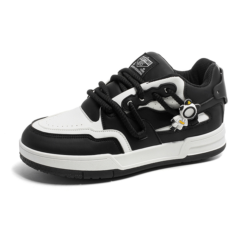 Herren Skaterschuhe Mit Dicker Sohle In Weiß Modisch Und Lässig_voghion.com