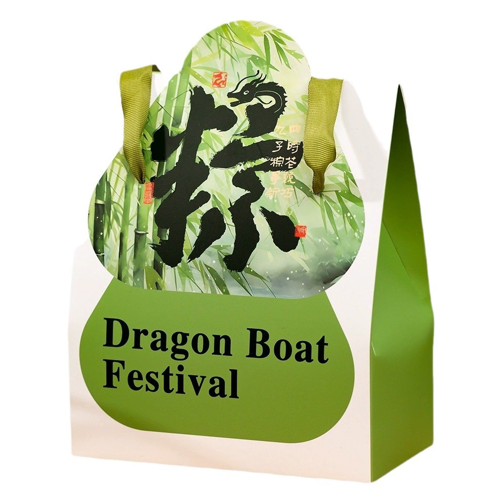 Простая сумка-тоут для праздника Драконьих лодок, подарочная коробка для рисовых пирожков, соленых утиных яиц, кексов из маша, выпечки, подарочный пакет, культурные и креативные товары к празднику Драконьих лодок