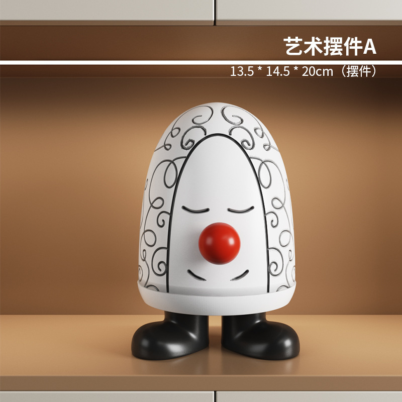 クリーム風装飾品、リビングルームのテレビキャビネット、ワインキャビネット、玄関ホールのニッチ装飾品、新築祝いのギフト、樹脂|undefined