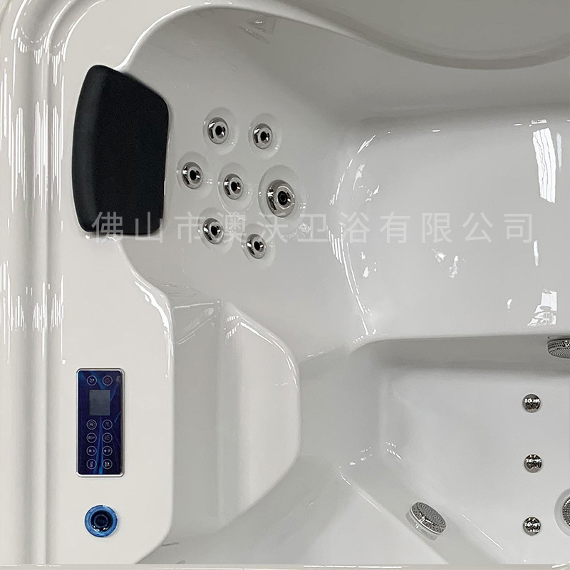 4-Persona al aire libre bañera JACUZZI spa cilindro surf masaje temperatura constante calefacción acrílico piscina grande bañera