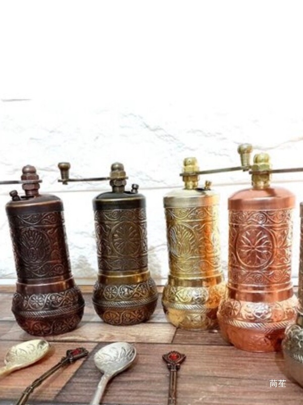 Turkish Retro Style Coffee Grinder Spice Grinder Alloy Manual Grinder Portable Hand Grinder Other None